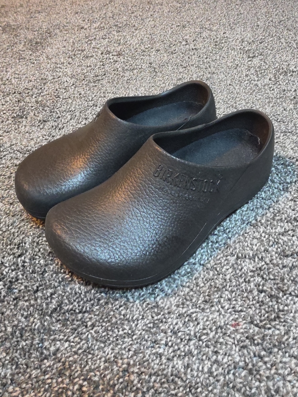 Birkenstock Black Slip-On Work Clogs for Women - Professional Birk Non Slip